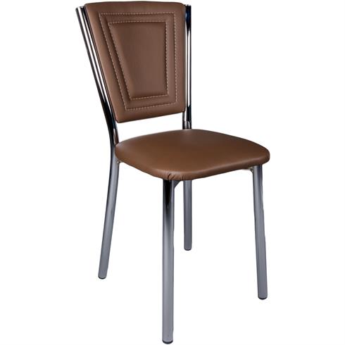 Artemis Ceviz Masa ve Kahve Efes Dikişli Sandalye Takımı 